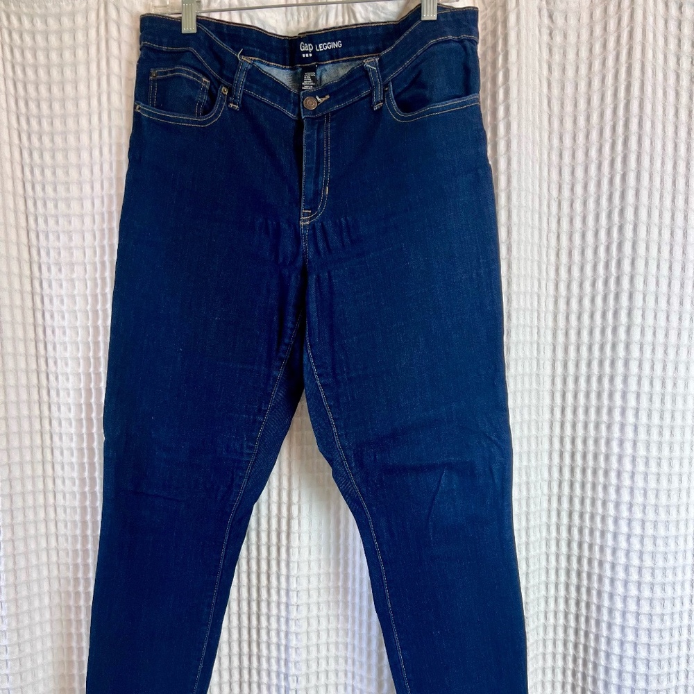 GAP Leggings Size 14 Dark Denim Blue